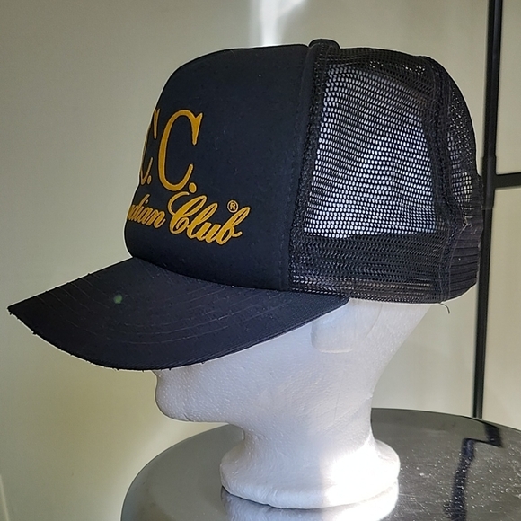 Black and Gold Trucker Hat - Picture 2 of 5